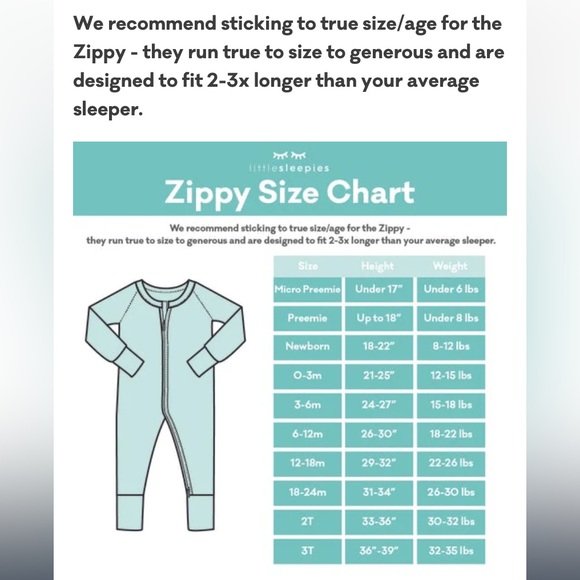 Lot of 3 Little Sleepies Zippies Pajamas- size 2T - Picture 5 of 5